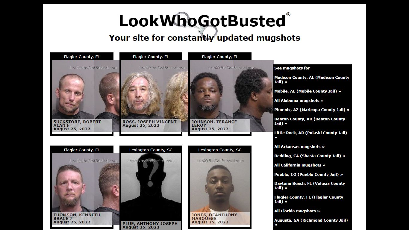 LookWhoGotBusted.com